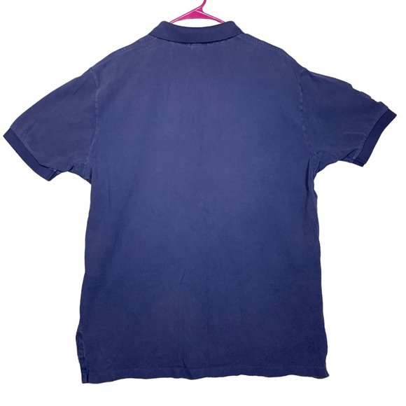 Polo Ralph Lauren Shirt Mens XL Pony Rugby Retro Short Sleeve Button Design Blue - Picture 8 of 9